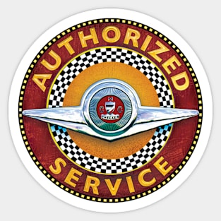 Authorized Service - Checker Sticker